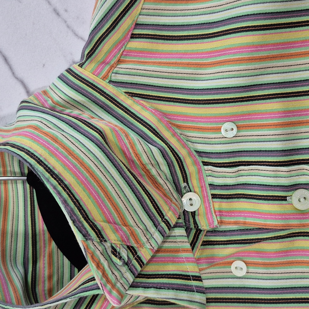 Bugatchi Uomo Multicolor Striped Button Down Shir… - image 7